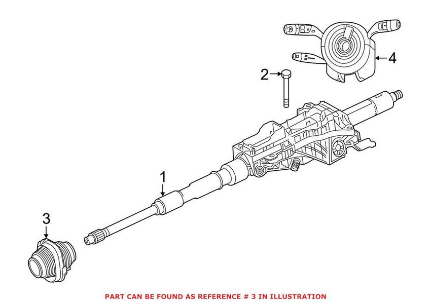 Mercedes Steering Coupling Boot 2054601001